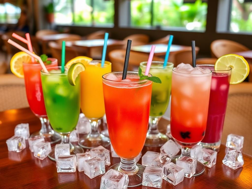 Chilled coolers and mocktails